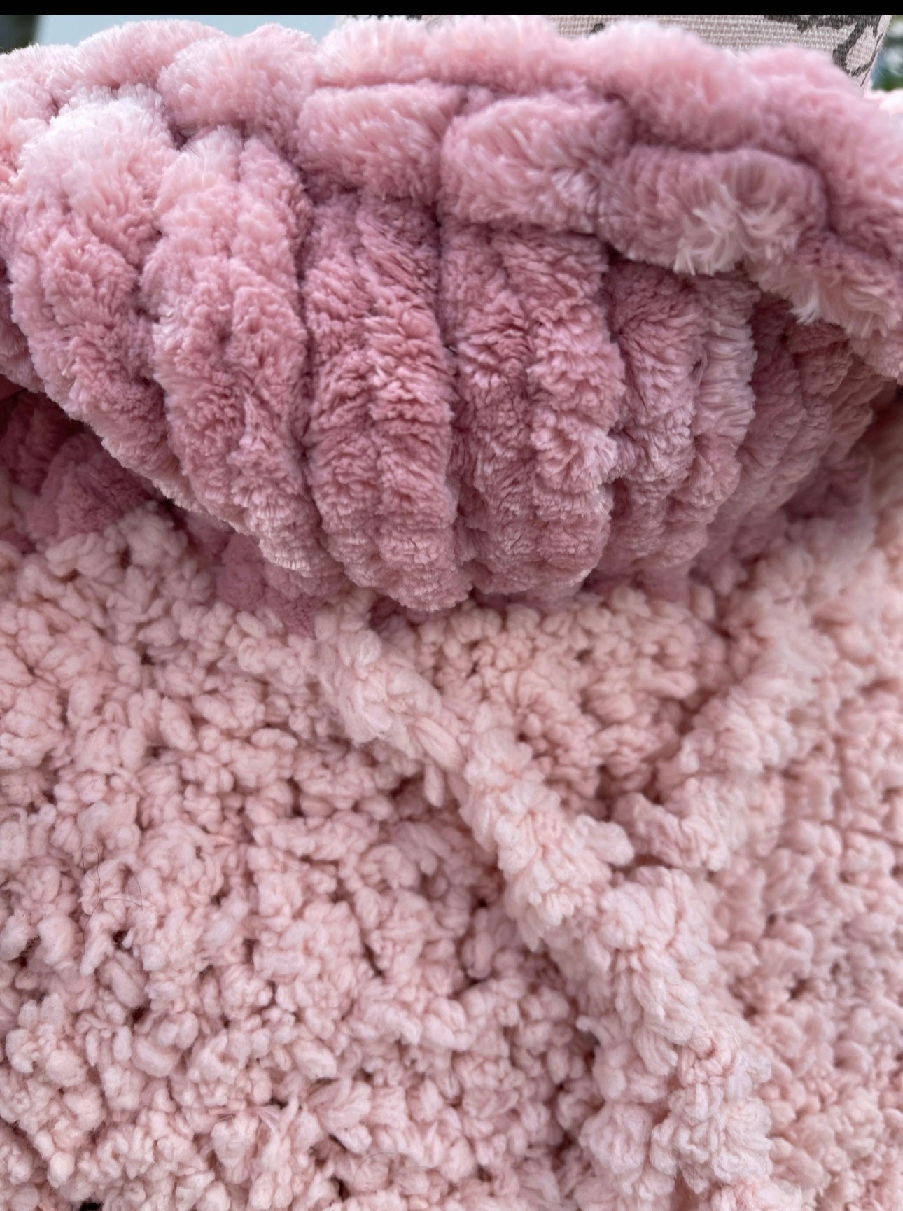 Boucile Hand-Knitted Blush Substantial Poncho