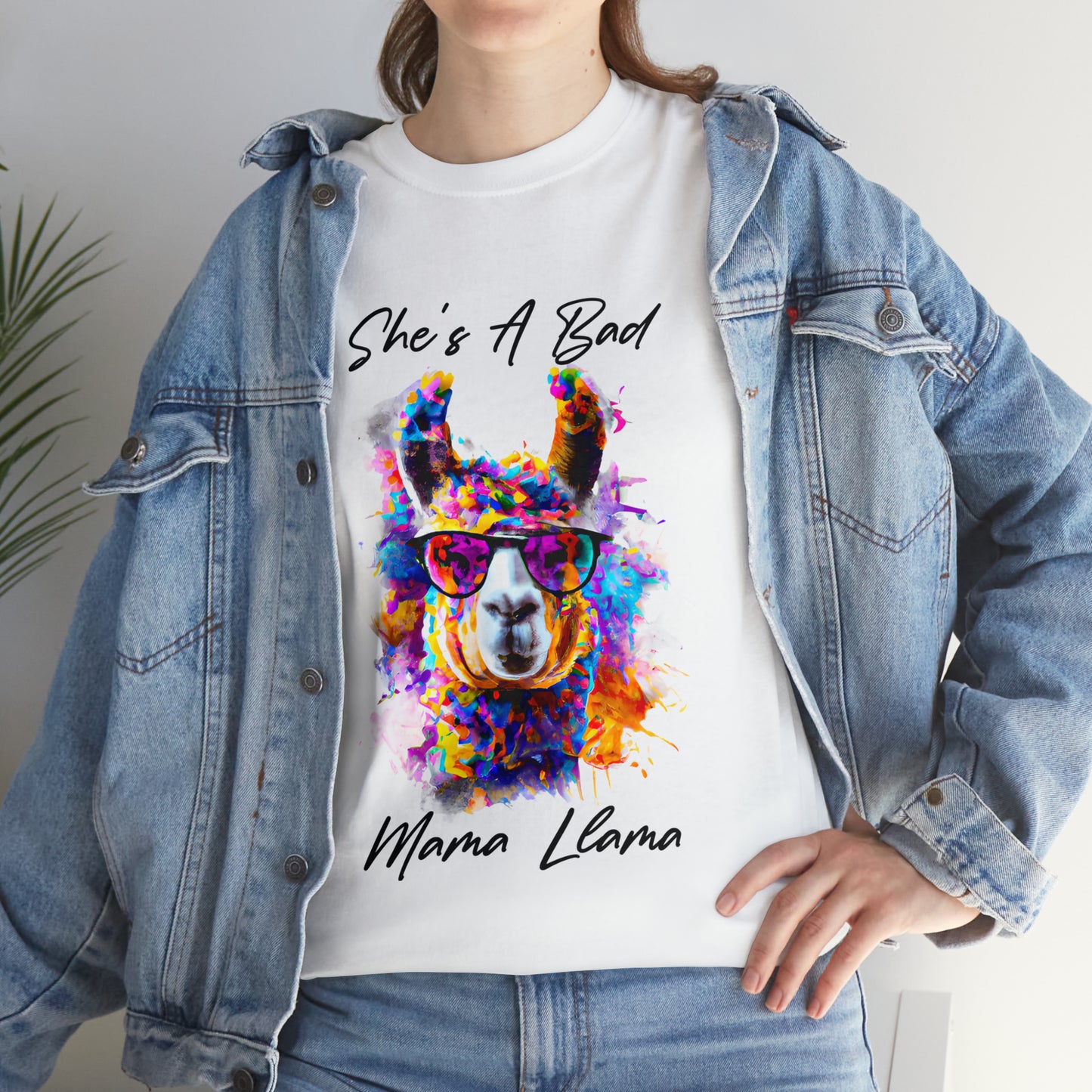 She's A Bad Mama Llama T-shirt