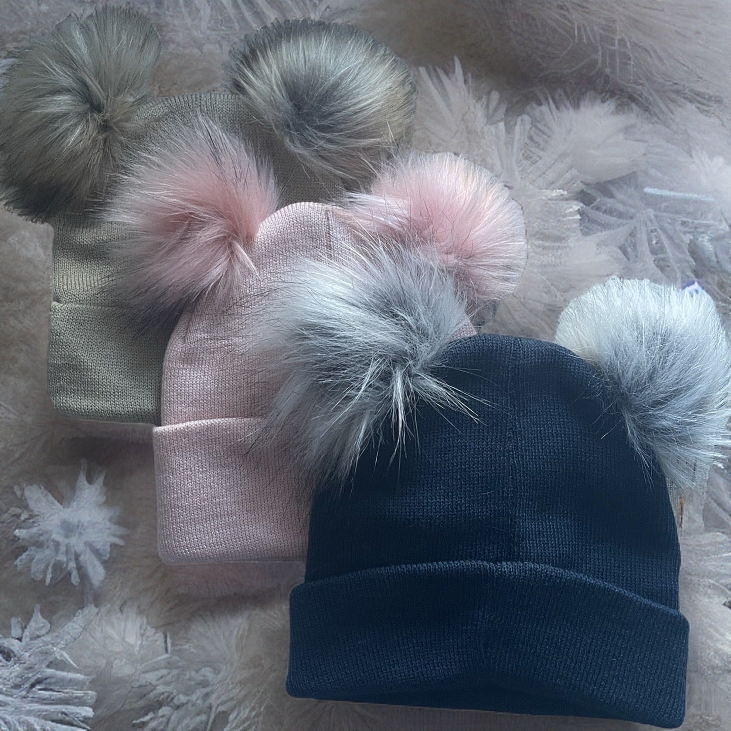 Double Pom Pom Baby/Kids Beanie