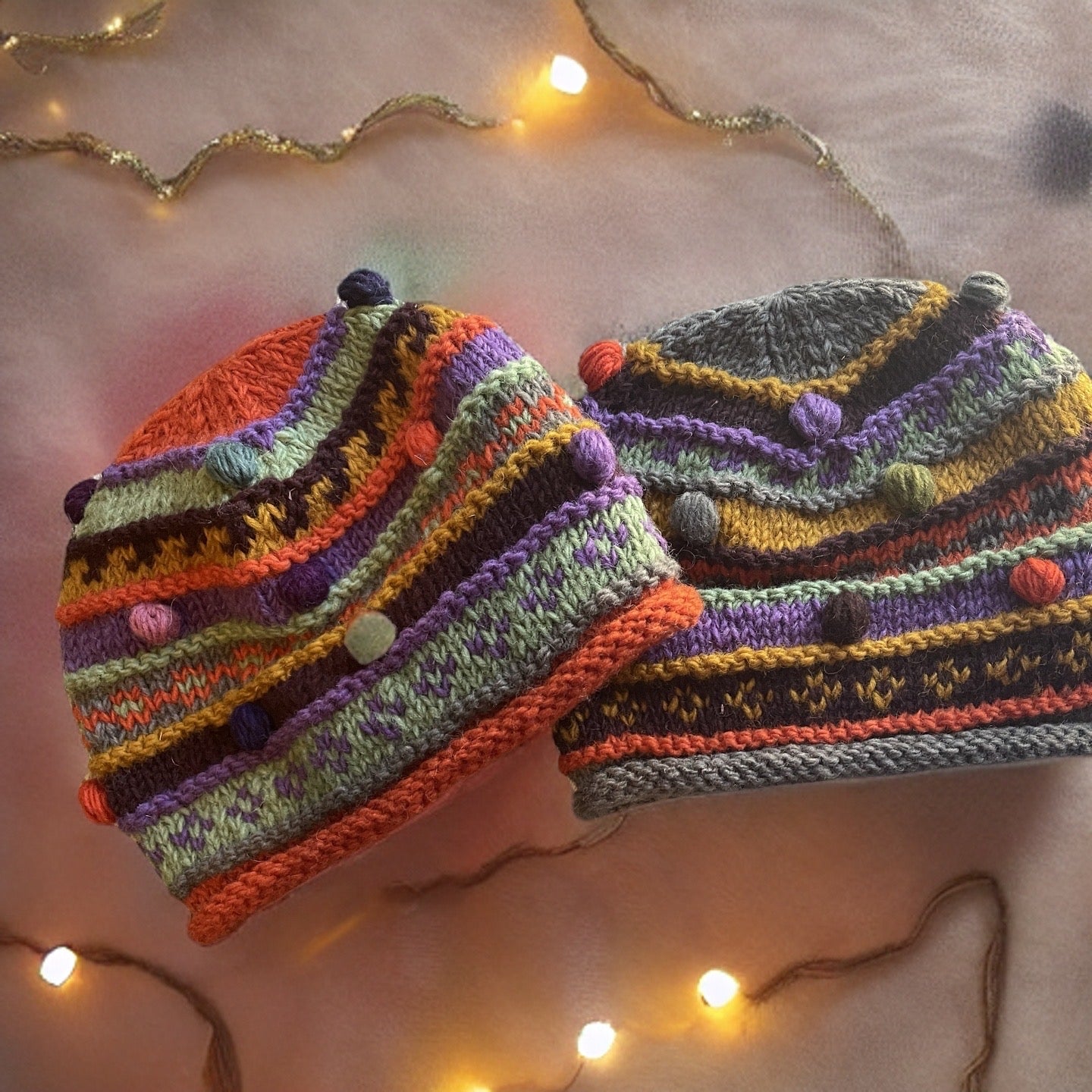 Wool Knit Babble Hat for a cause