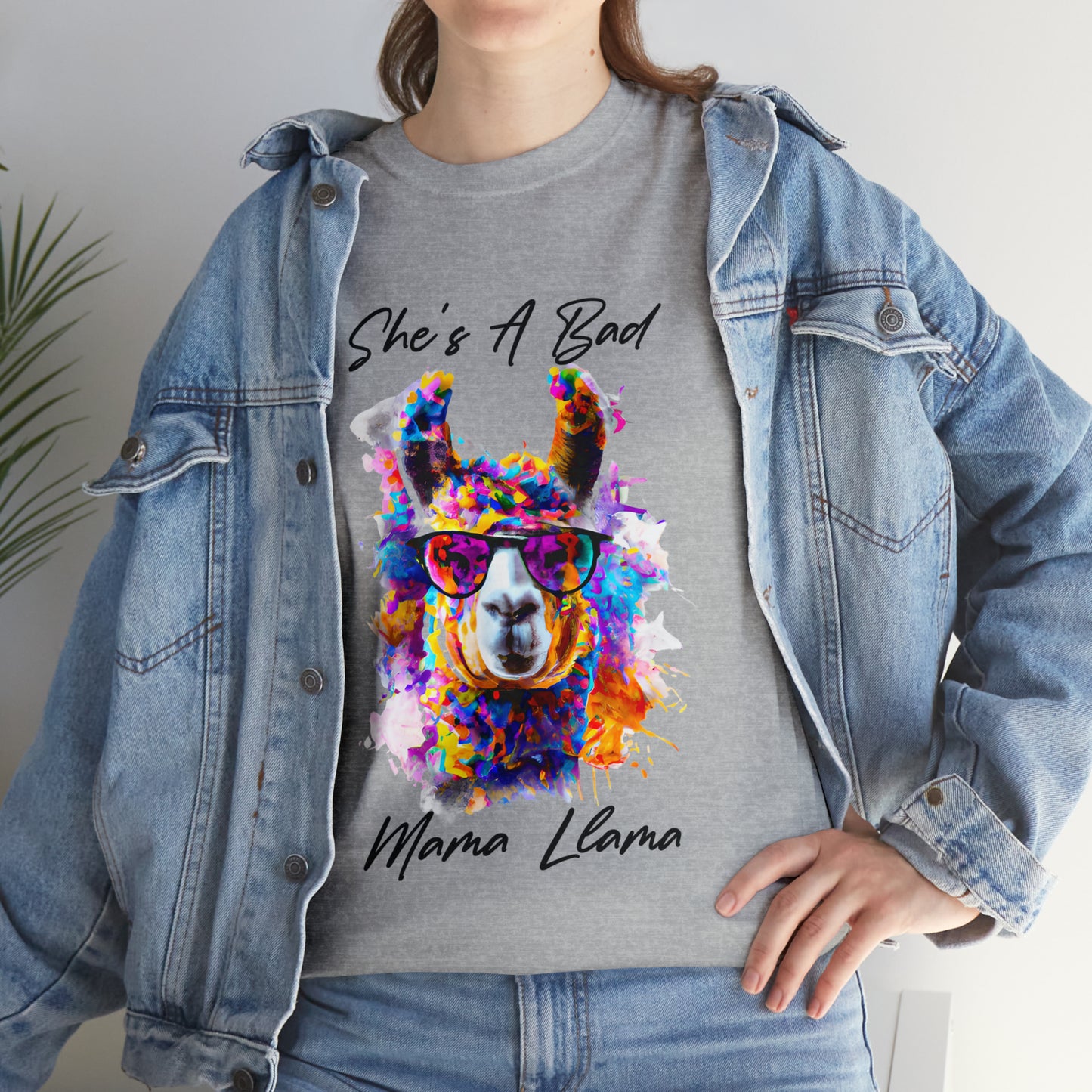 She's A Bad Mama Llama T-shirt