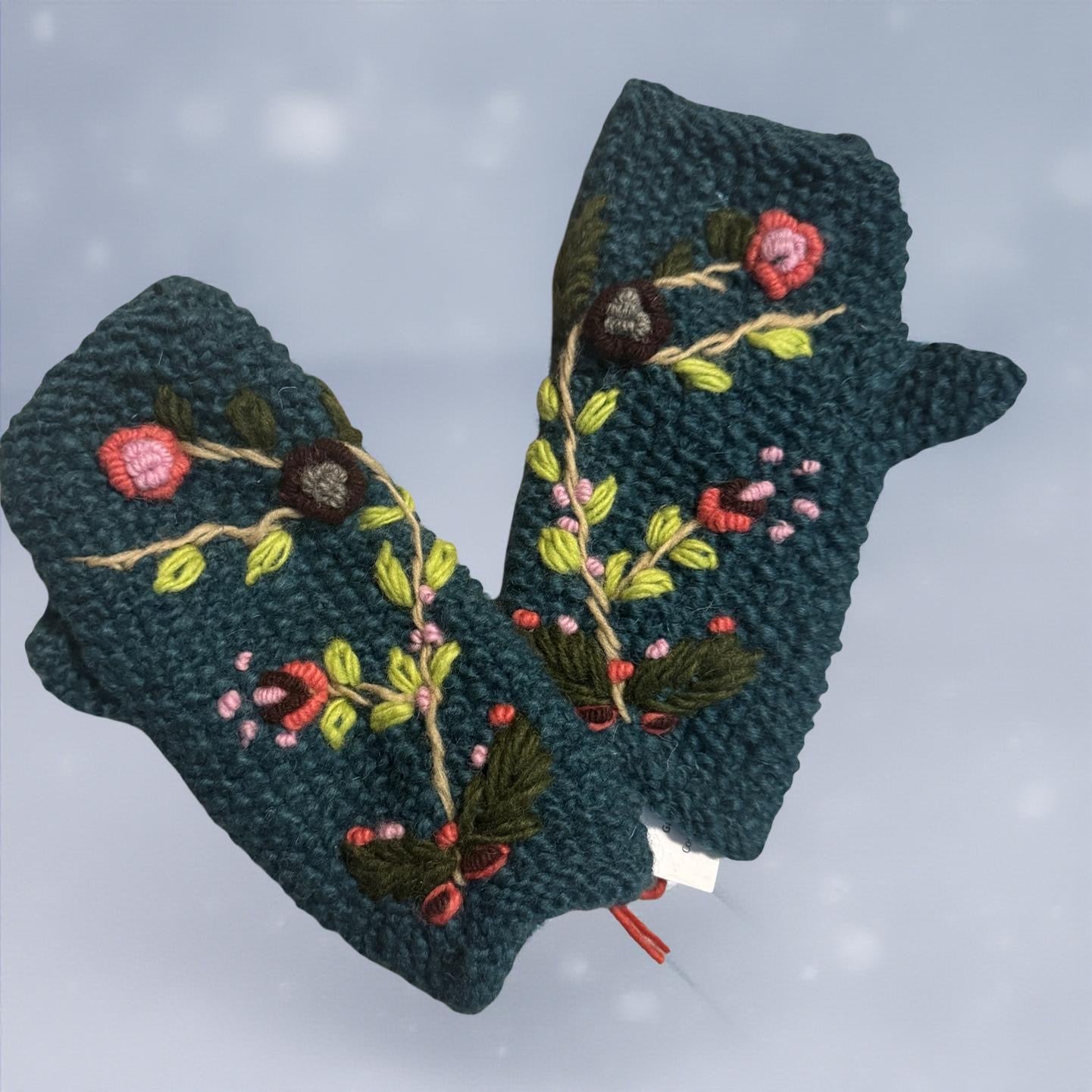 Embroidered Wool Hand Warmer