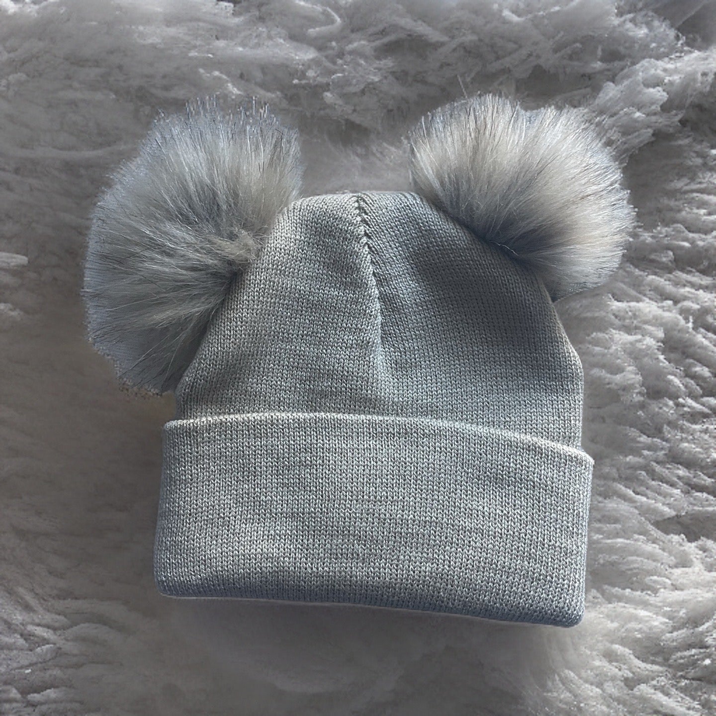 Double Pom Pom Baby/Kids Beanie