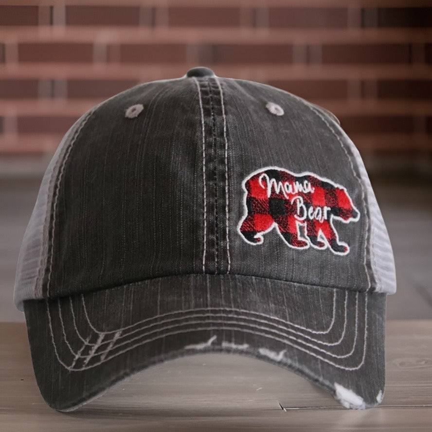 Mama Bear Side Patch Trucker Hat