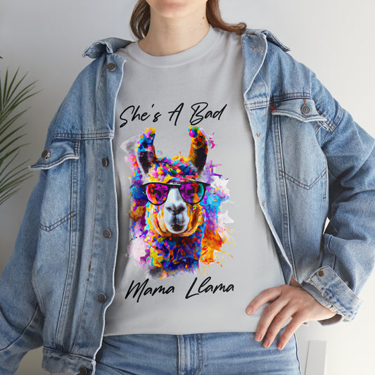 She's A Bad Mama Llama T-shirt