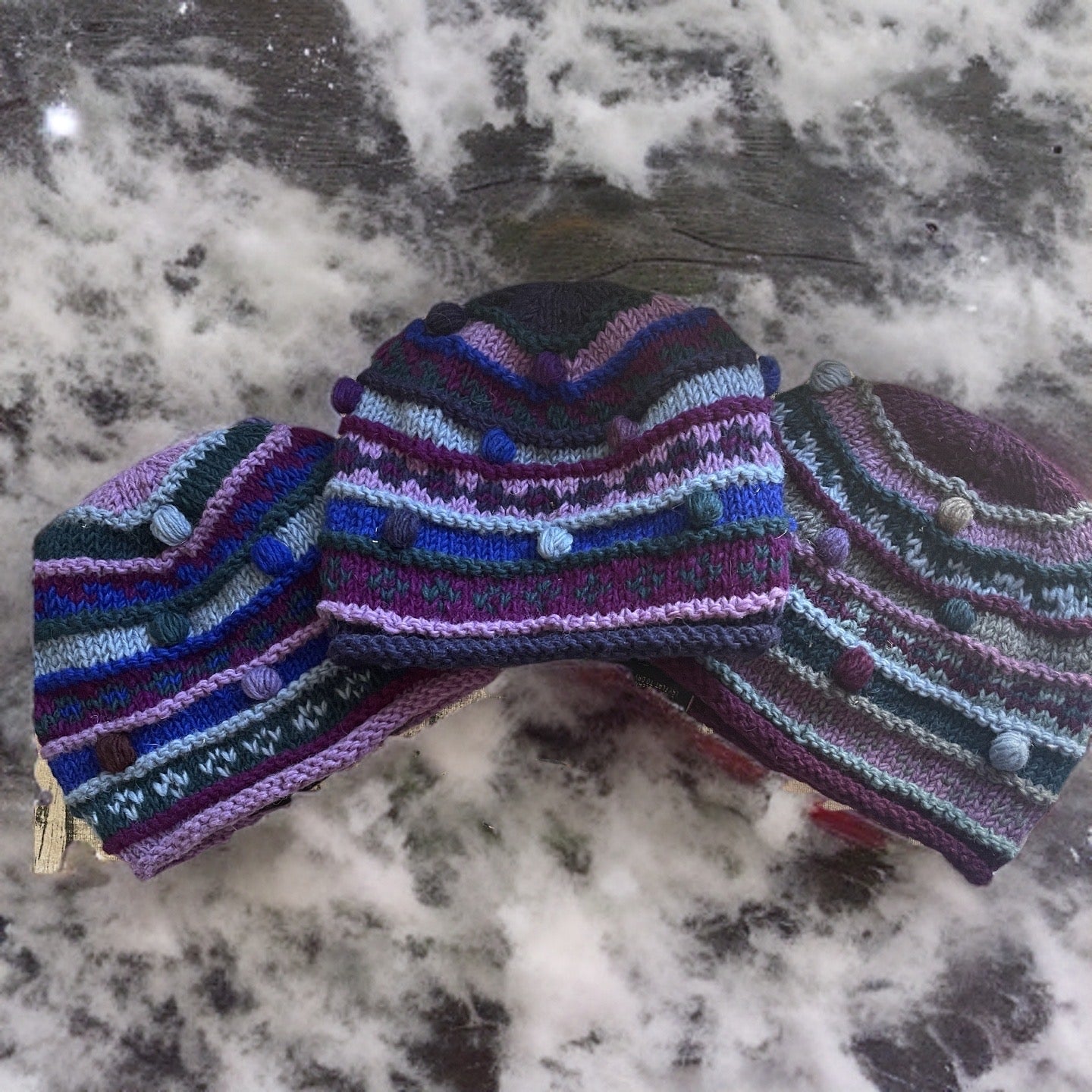 Wool Knit Babble Hat for a cause