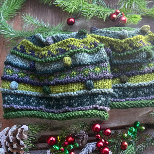 Wool Knit Babble Hat for a cause