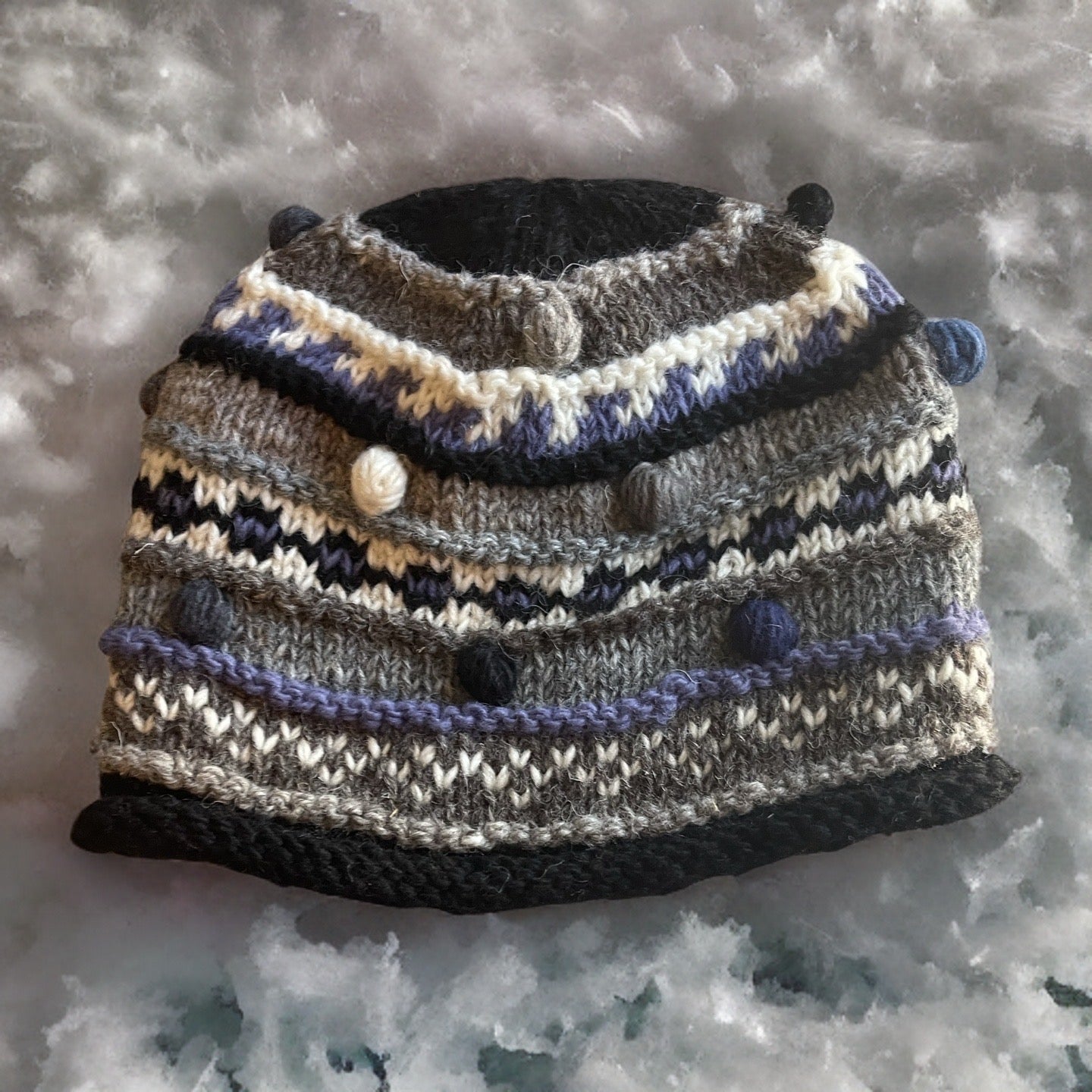 Wool Knit Babble Hat for a cause