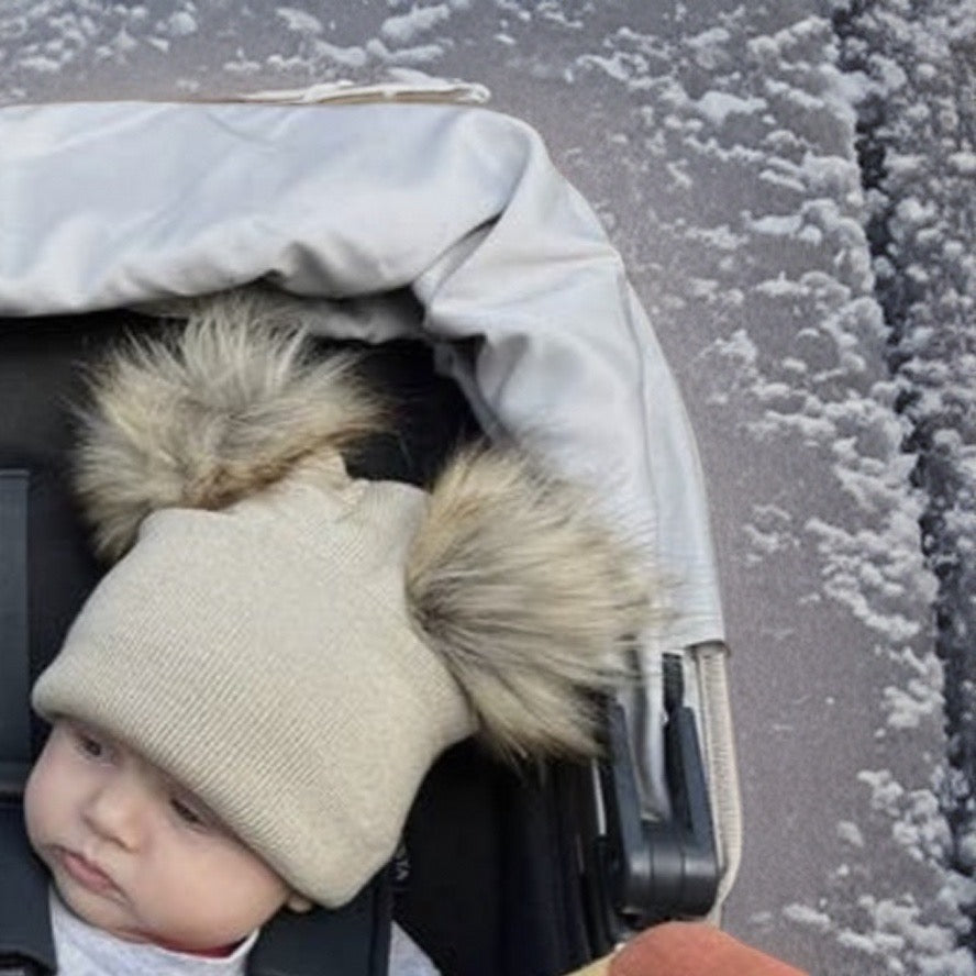 Double Pom Pom Baby/Kids Beanie