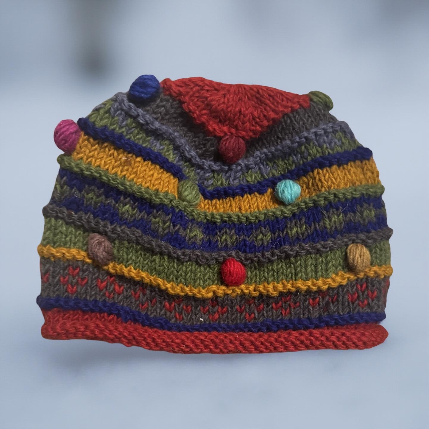 Wool Knit Babble Hat for a purpose
