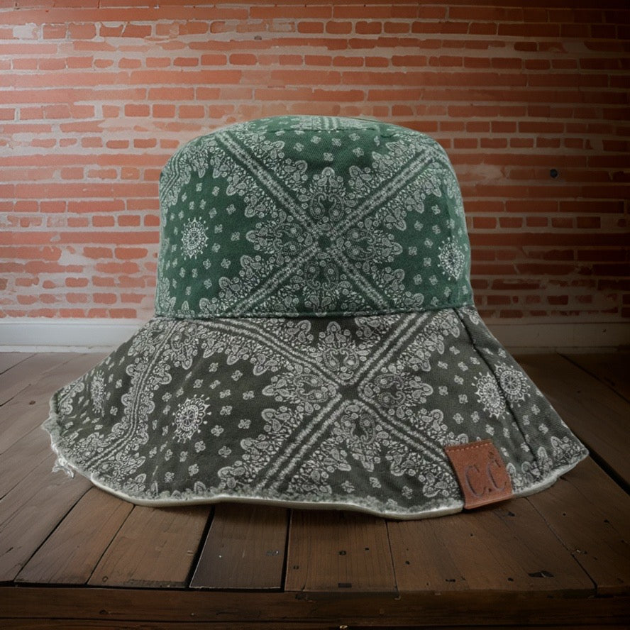 Paisley Bandana CC Bucket Hat