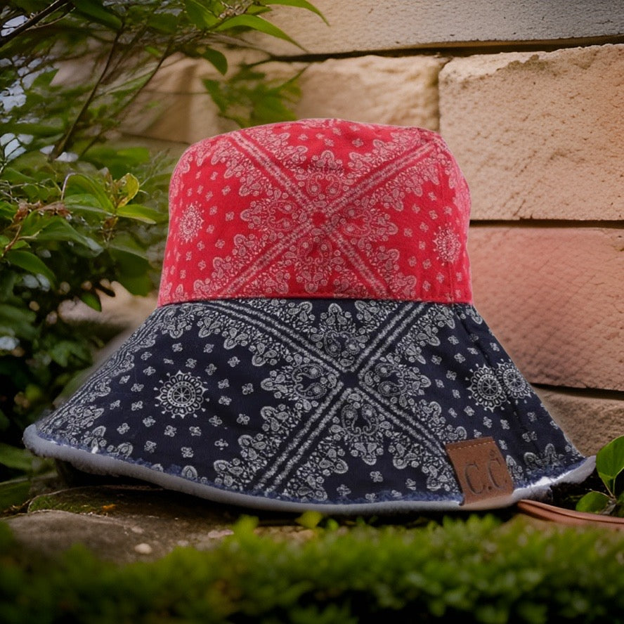 Paisley Bandana CC Bucket Hat