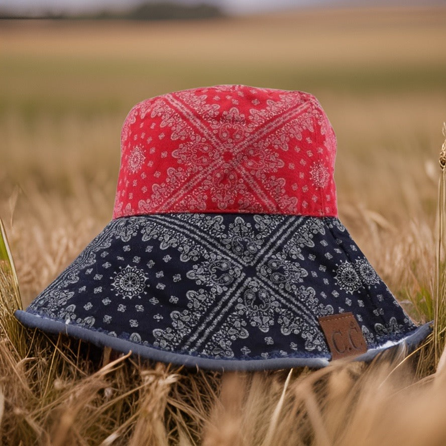 Paisley Bandana CC Bucket Hat