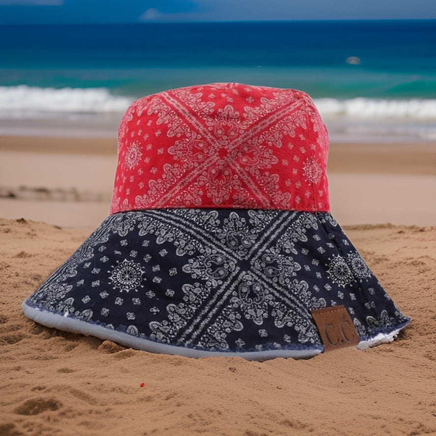 Paisley Bandana CC Bucket Hat