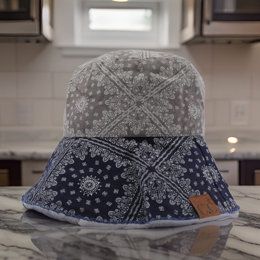 Paisley Bandana CC Bucket Hat